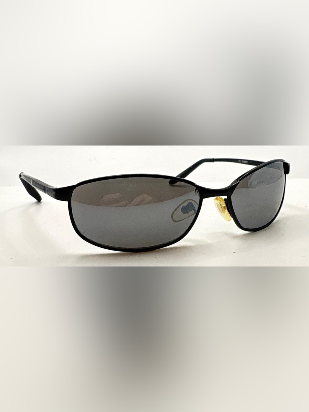 Style Science Olympic OL1509860 Black Oval Metal Sunglasses Frames Only